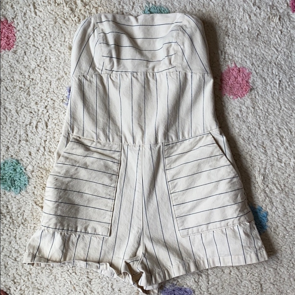 Zara Denim Romper